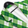 Plaid Saint Patrick's Day Print Pattern Men's Sport Coat-grizzshop