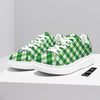 Plaid Saint Patrick's Day Print Pattern Platform Shoes-grizzshop