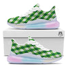 Plaid Saint Patrick's Day Print Pattern Running Sneakers-grizzshop