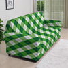 Plaid Saint Patrick's Day Print Pattern Sofa Cover-grizzshop