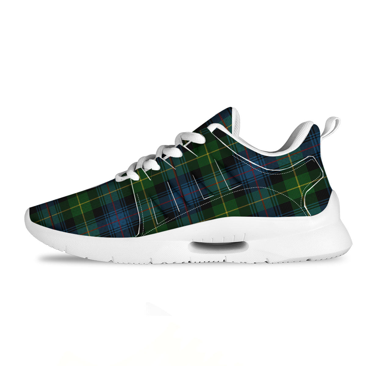 Plaid Scottish Knitted Print Tennis Shoes-grizzshop