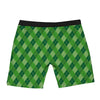 Plaid St. Patrick's Day Print Pattern Boxer Briefs-grizzshop