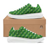 Plaid St. Patrick's Day Print Pattern Platform Shoes-grizzshop