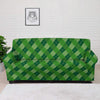 Plaid St. Patrick's Day Print Pattern Sofa Cover-grizzshop