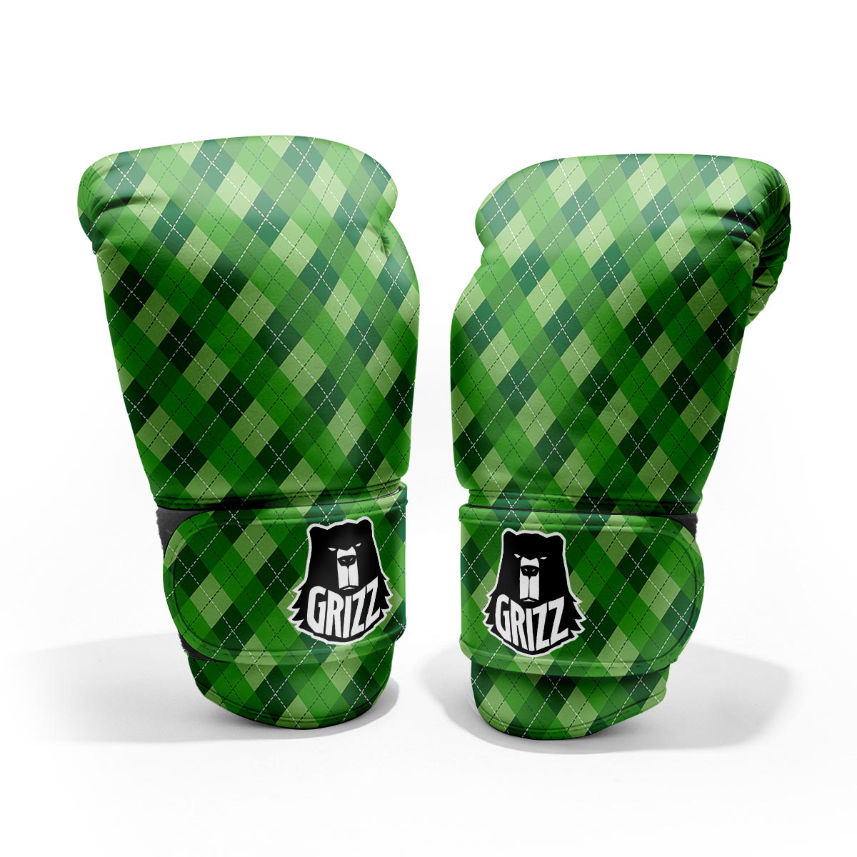 Plaid St. Patrick's Day Print Pattern Pro Boxing Glove