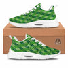 Plaid St. Patrick's Day Print Pattern Tennis Shoes-grizzshop