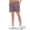 Plaid USA Patriotic Print Pattern Men's Gym Shorts-grizzshop