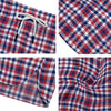 Plaid USA Patriotic Print Pattern Men's Running Shorts-grizzshop