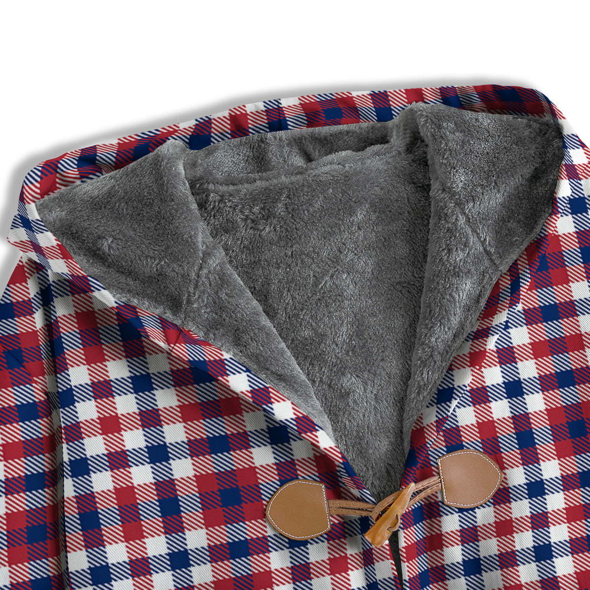 Plaid USA Patriotic Print Pattern Men's Windbreaker Jacket-grizzshop