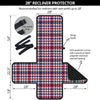 Plaid USA Patriotic Print Pattern Recliner Protector-grizzshop