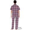 Plaid USA Patriotic Print Pattern Women's Pajamas Set-grizzshop