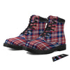 Plaid USA Print Pattern Boots-grizzshop