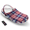 Plaid USA Print Pattern Clog-grizzshop