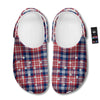 Plaid USA Print Pattern Clog-grizzshop