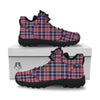 Plaid USA Print Pattern Hiking Shoes-grizzshop