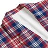 Plaid USA Print Pattern Men's Blazer-grizzshop