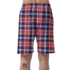 Plaid USA Print Pattern Men's Shorts-grizzshop