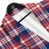 Plaid USA Print Pattern Men's Sport Coat-grizzshop