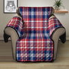 Plaid USA Print Pattern Recliner Protector-grizzshop