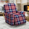 Plaid USA Print Pattern Recliner Slipcover-grizzshop