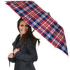 Plaid USA Print Pattern Umbrella-grizzshop