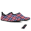 Plaid USA Print Pattern Water Shoes-grizzshop