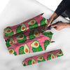 Plam Leaf And Avocado Pink Print Pattern Umbrella-grizzshop