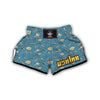 Planet Pattern Print Muay Thai Boxing Shorts-grizzshop