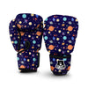 Planet Print Pattern Boxing Gloves-grizzshop