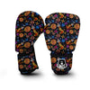 Planet Spaceship Print Pattern Boxing Gloves-grizzshop