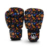 Planet Spaceship Print Pattern Boxing Gloves-grizzshop