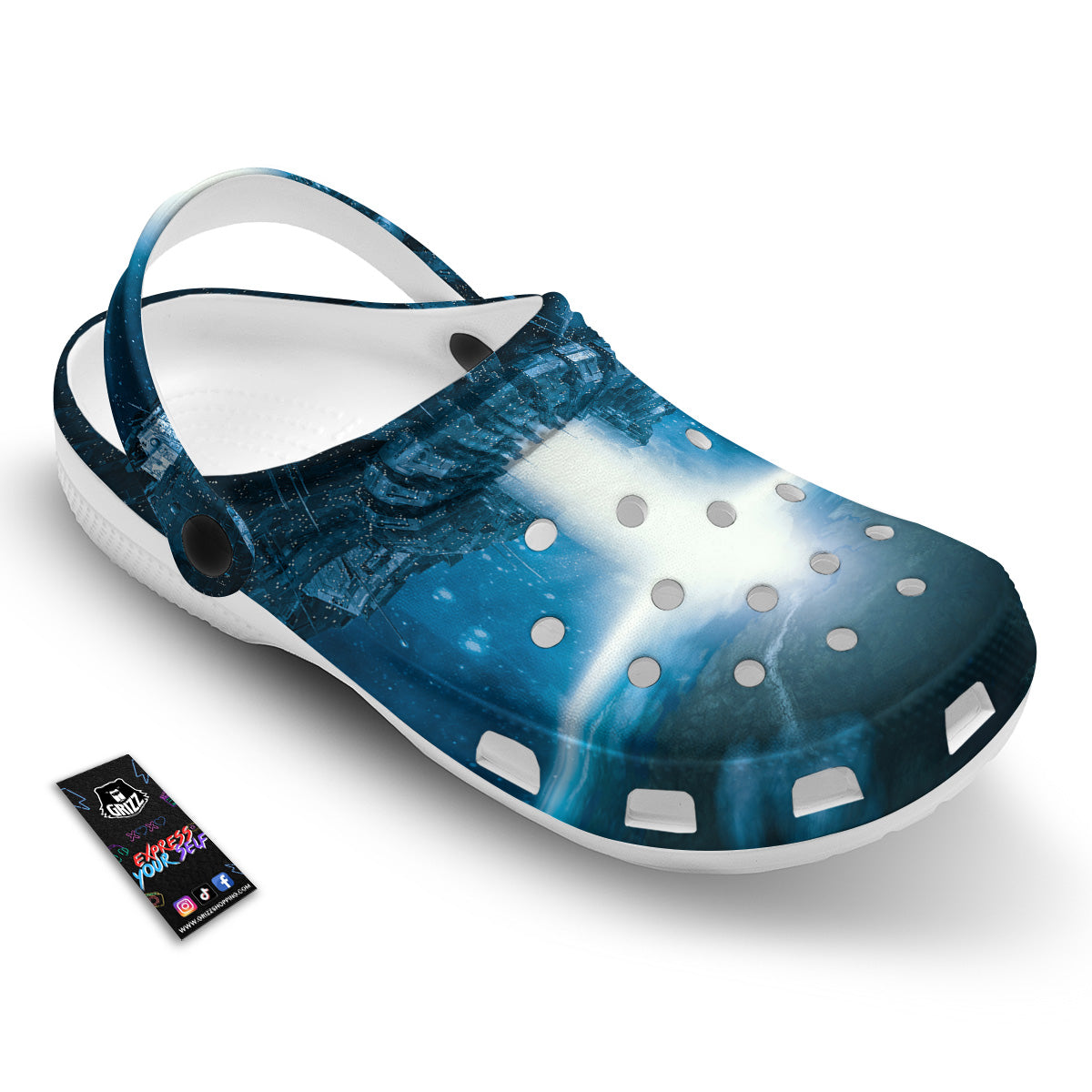 Planetary Invasion Print Clog-grizzshop