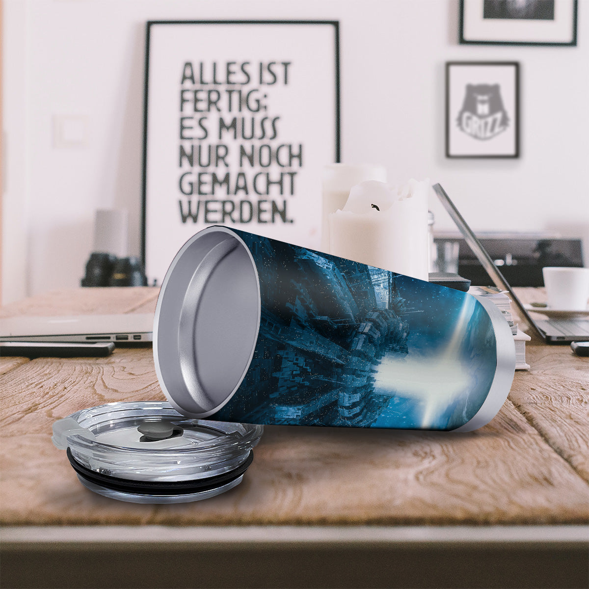 Planetary Invasion Print Tumbler-grizzshop