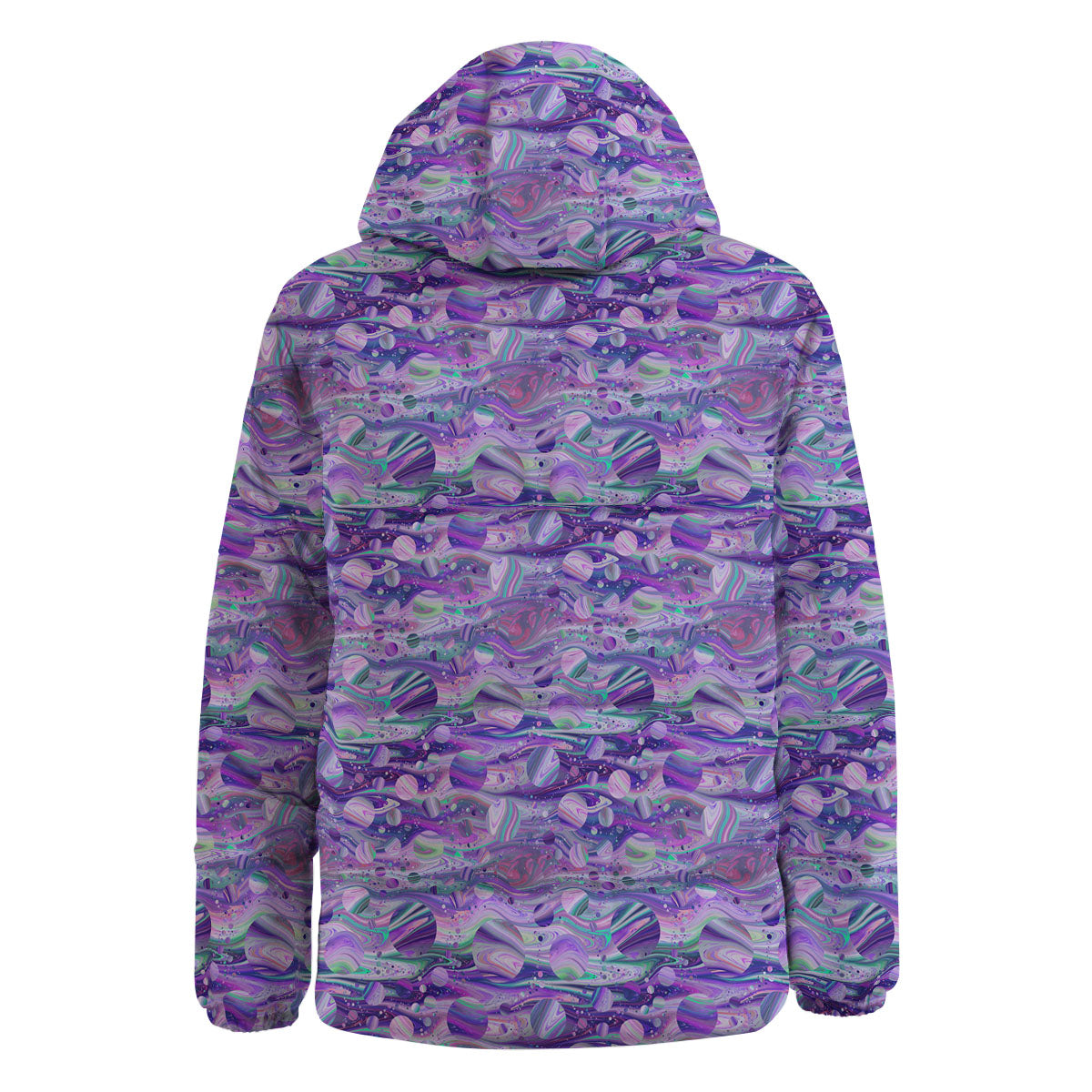 Planets Fantasy Print Pattern Down Jacket-grizzshop