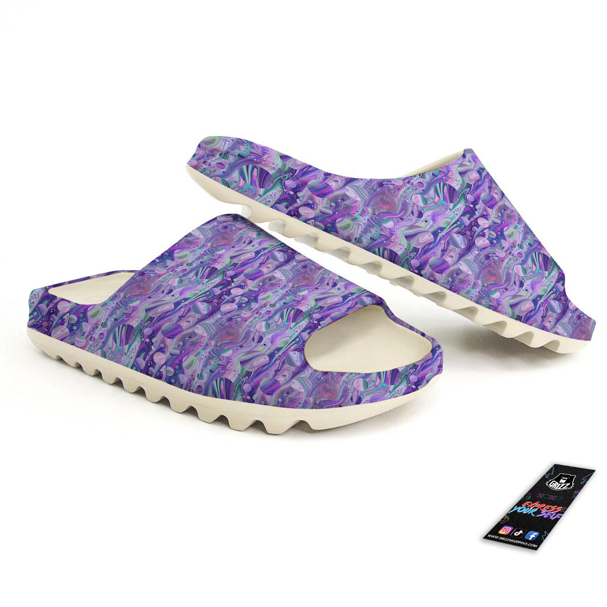 Planets Fantasy Print Pattern Sandals-grizzshop