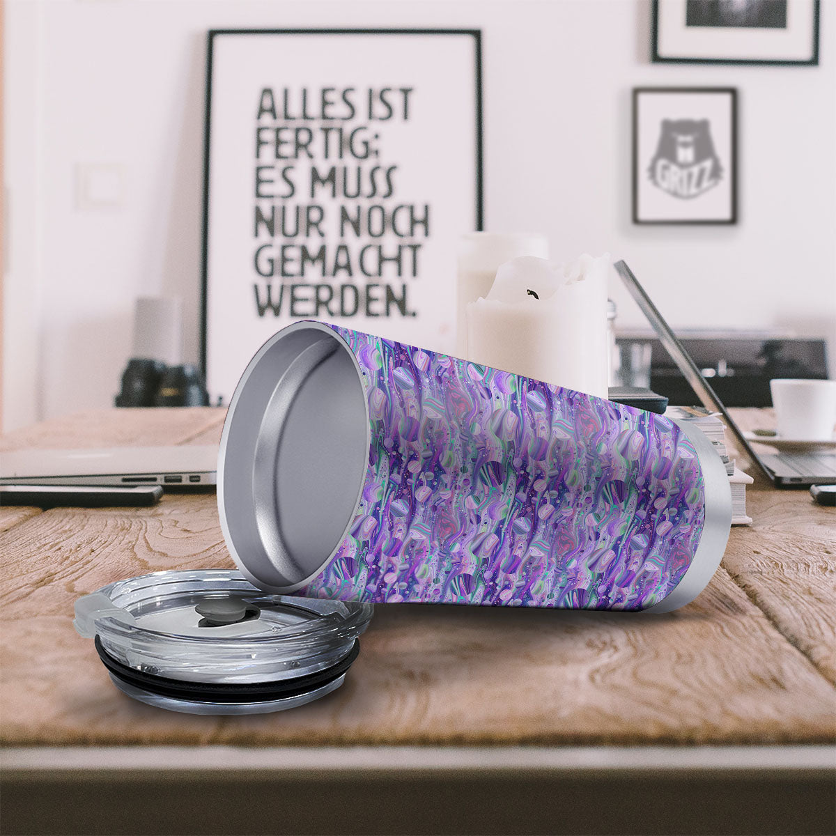 Planets Fantasy Print Pattern Tumbler-grizzshop