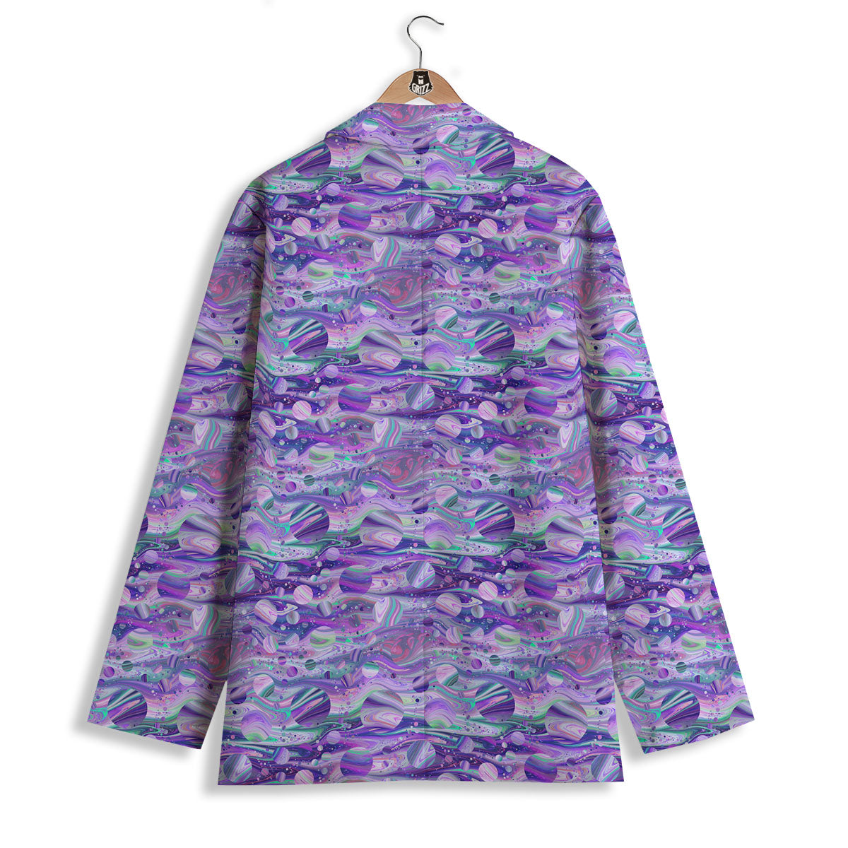 Planets Fantasy Print Pattern Women's Blazer-grizzshop