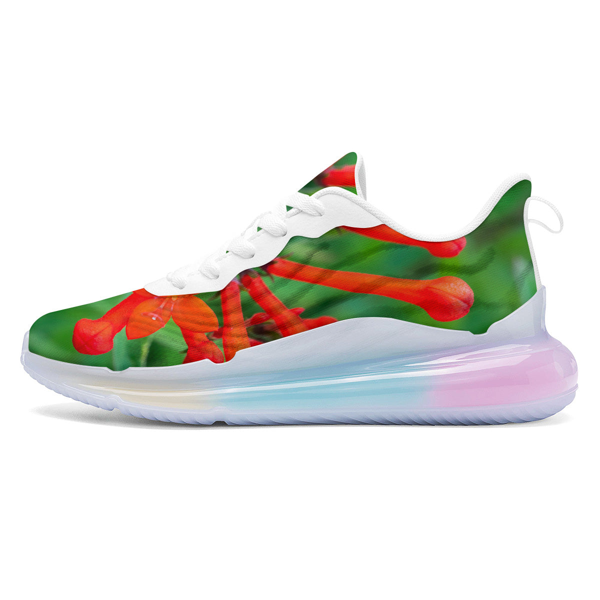 Plant Bouvardia Print Running Sneakers-grizzshop