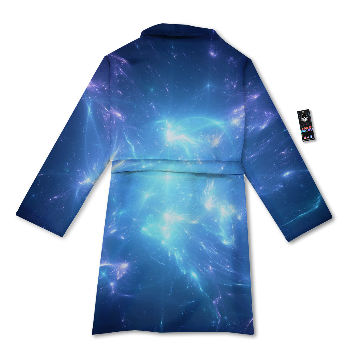 Plasma Blue Print Bathrobe-grizzshop