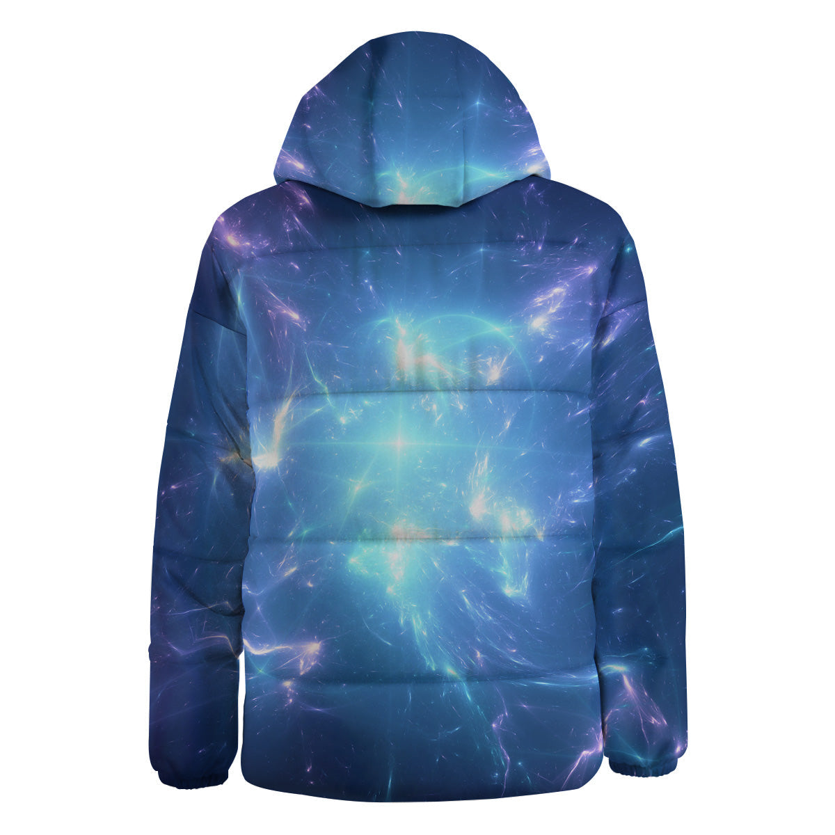 Plasma Blue Print Down Jacket-grizzshop