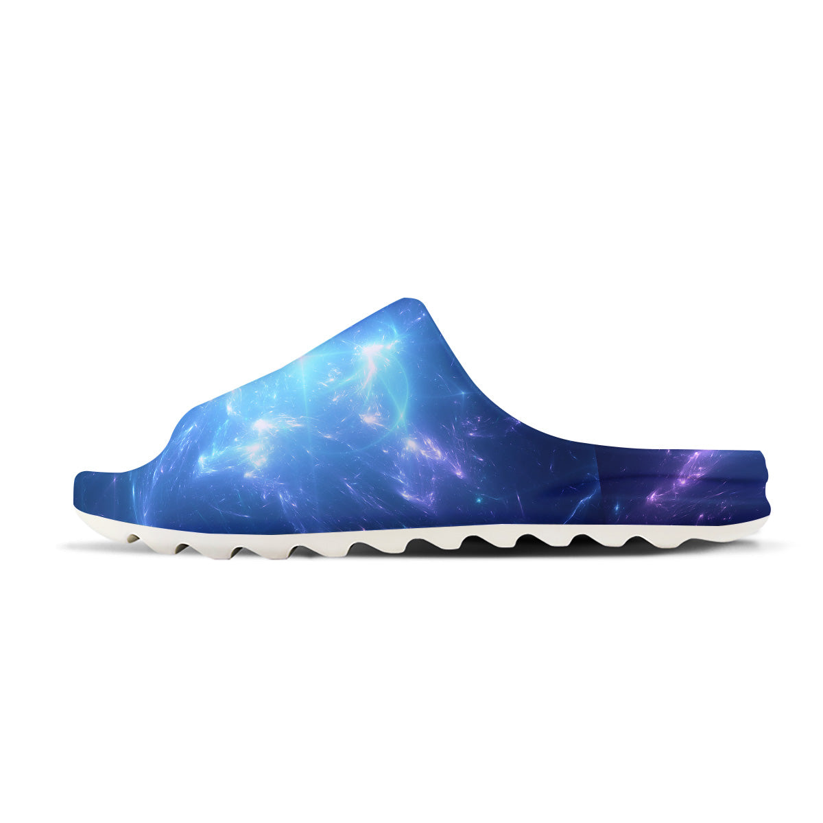 Plasma Blue Print Sandals-grizzshop