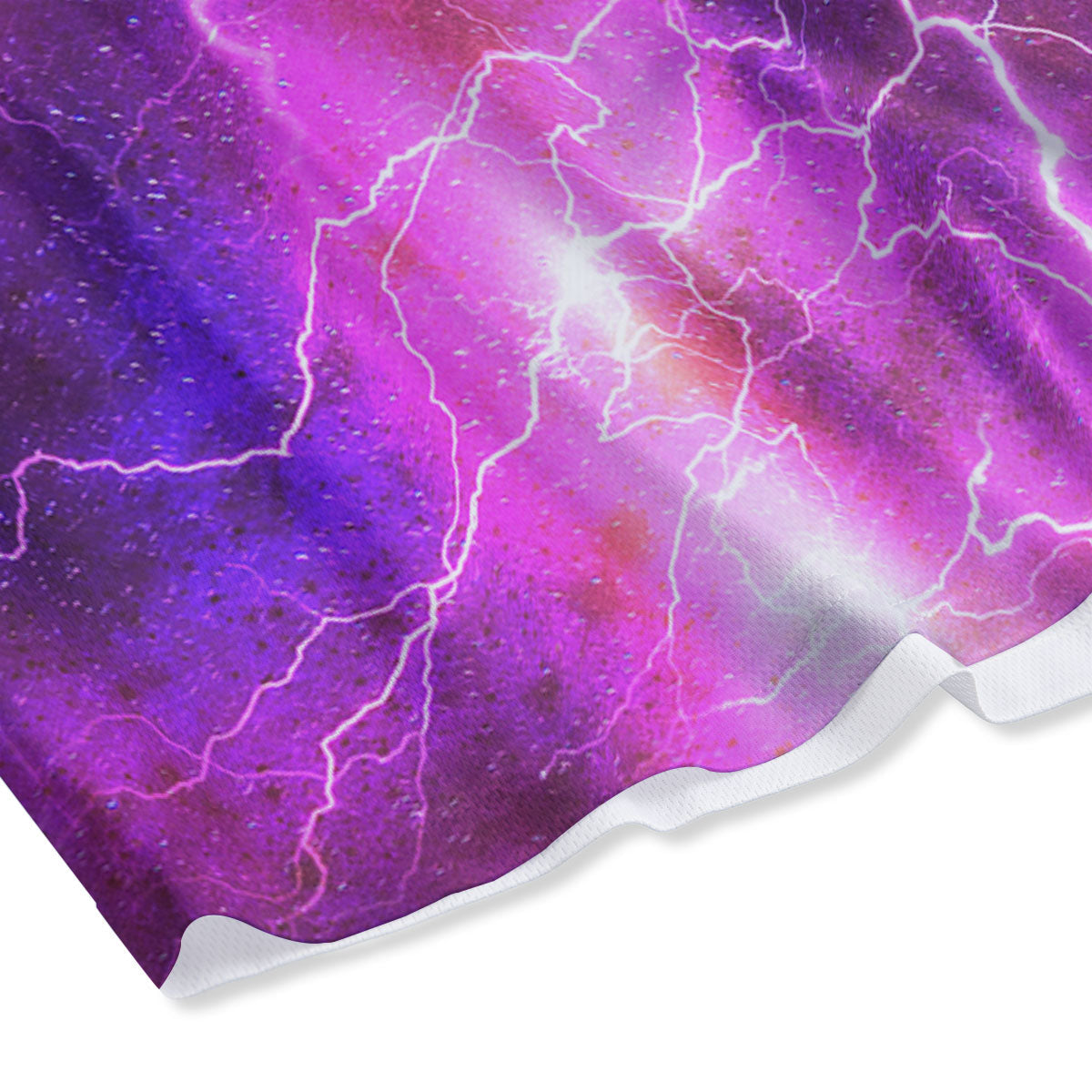 Plasma Lightning Print Mesh Shorts-grizzshop