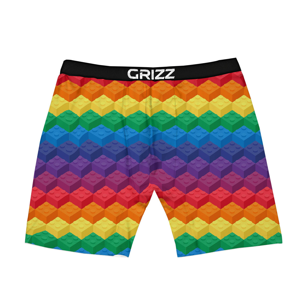Plastic Blocks Building Print Pattern Boxer Briefs-grizzshop