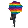 Plastic Blocks Building Print Pattern Umbrella-grizzshop