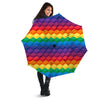 Plastic Blocks Building Print Pattern Umbrella-grizzshop