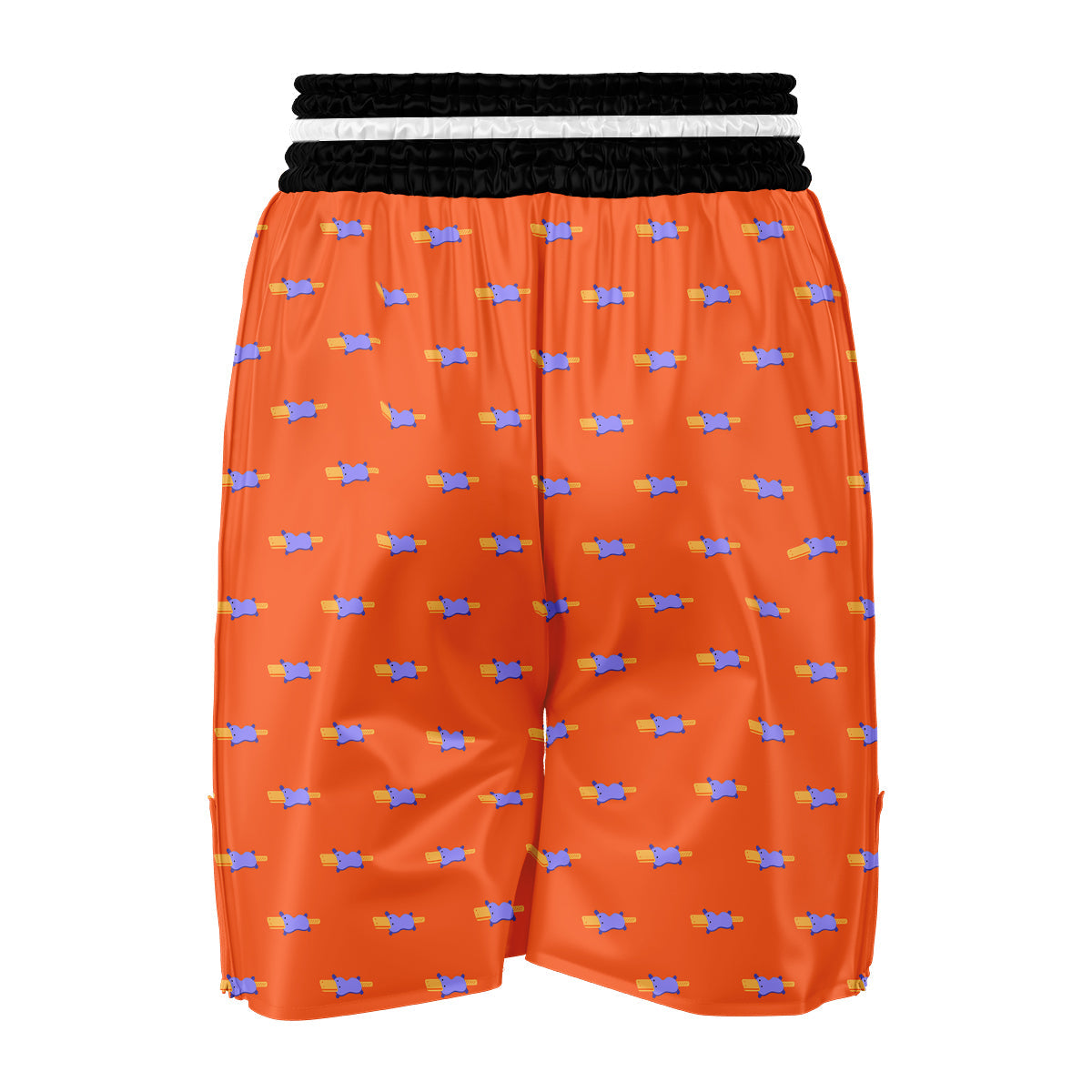 Platypus Cartoon Print Pattern Boxing Shorts-grizzshop