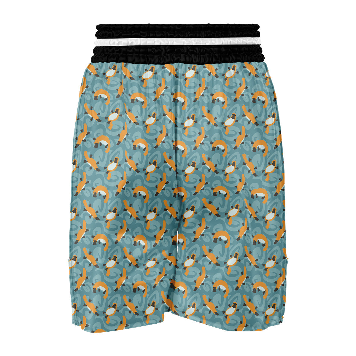 Platypus Funny Print Pattern Boxing Shorts-grizzshop