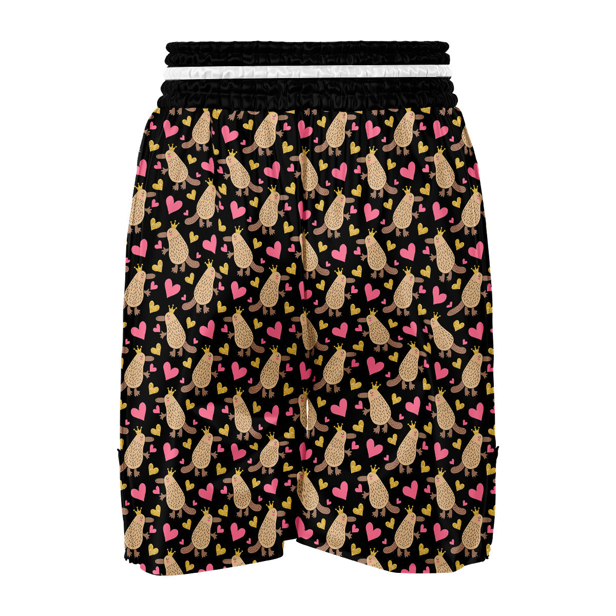 Platypus Lover Print Pattern Boxing Shorts-grizzshop