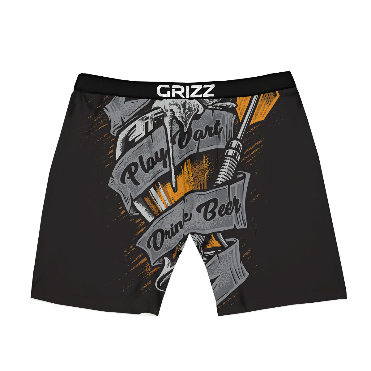 Play Dart Drink Beer Print Boxer Briefs-grizzshop