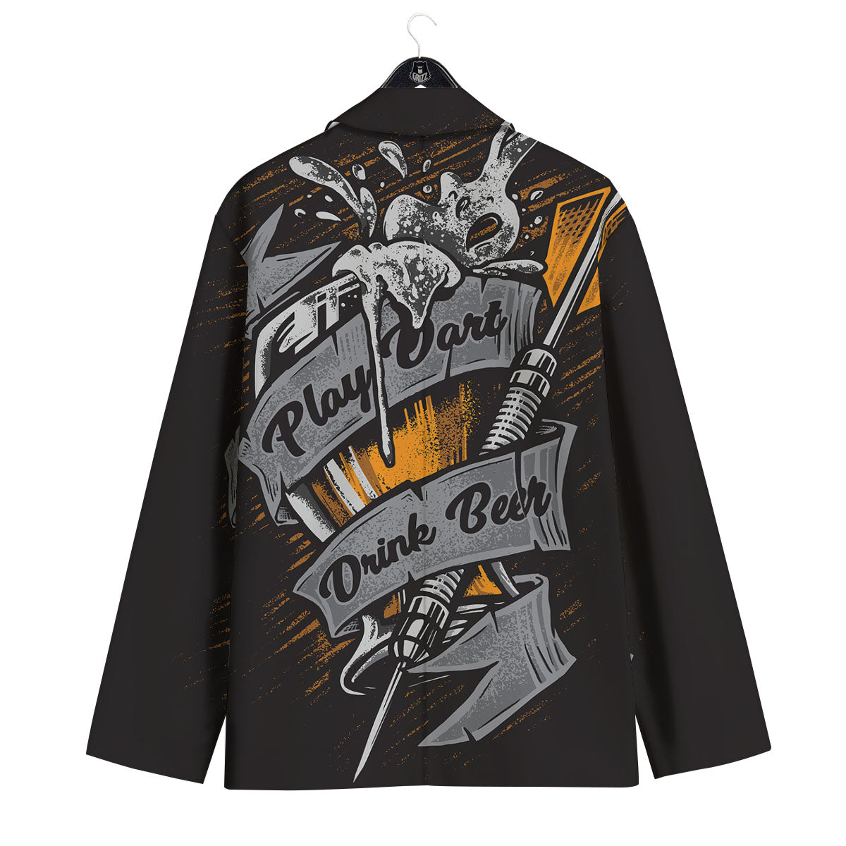 Play Dart Drink Beer Print Men's Sport Coat-grizzshop